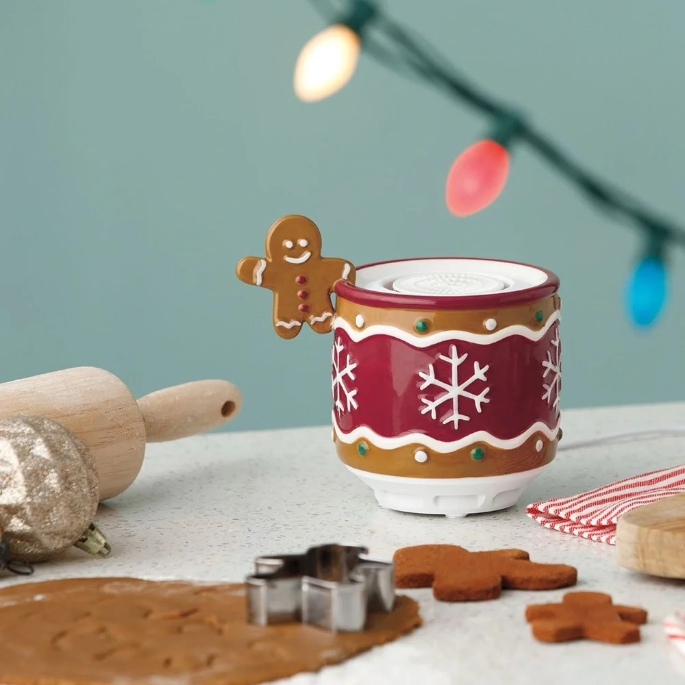 Scentsy Tabletop Fan Diffuser Gingerbread Man